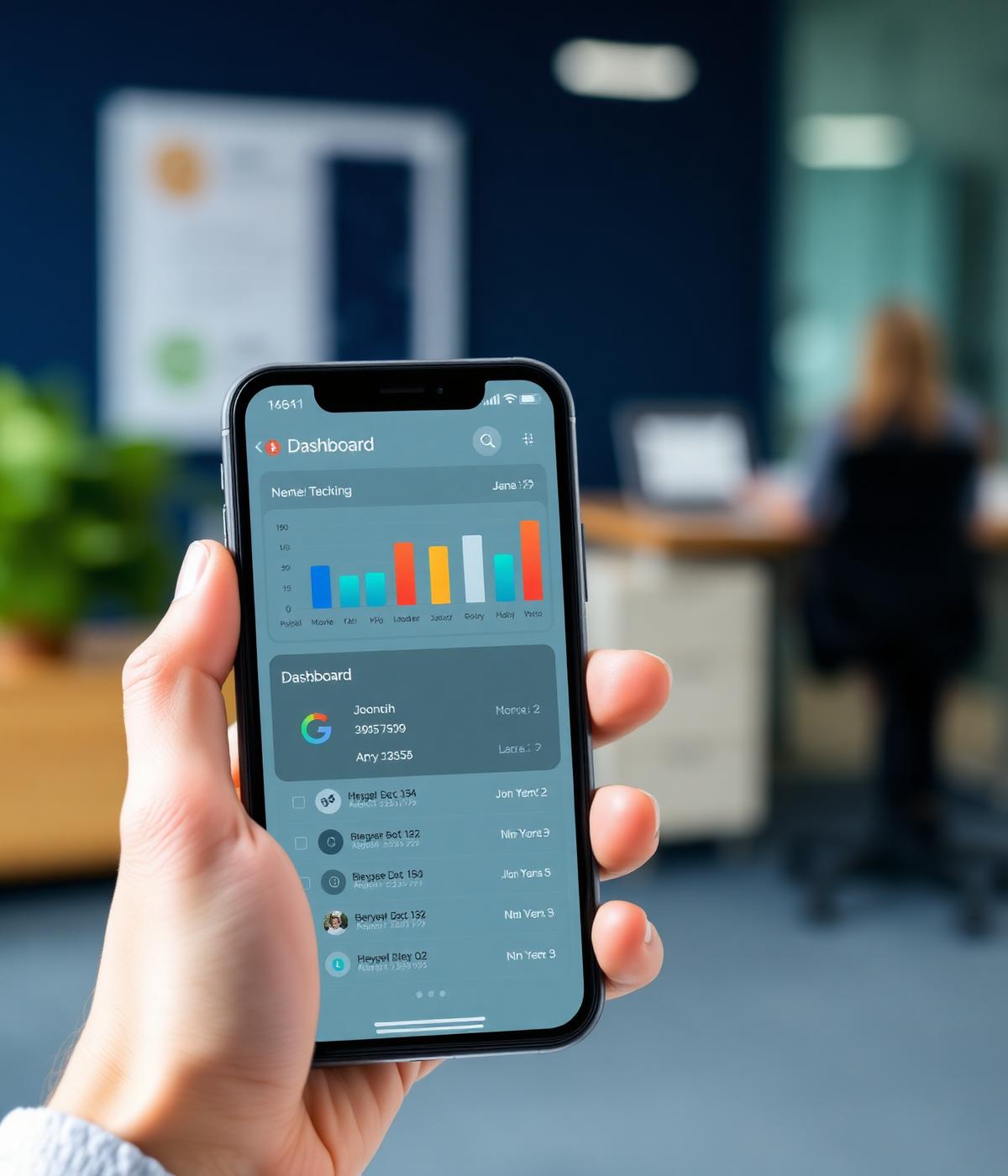 GestionOrdre sur téléphone mobile